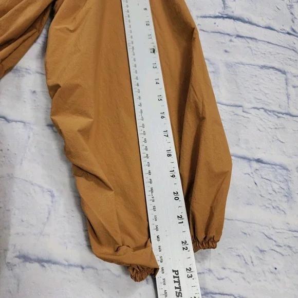 Free People Movement WOMENS M In the Wild Shortsie Romper Toasted Almond